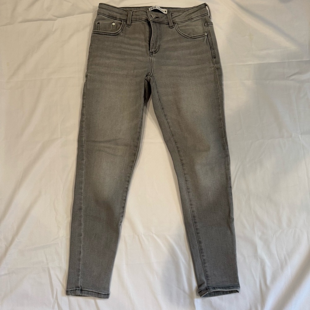 Zara | Women's Gray Skinny Jeans
